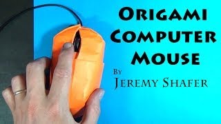 Оригами схема компьютерной мыши 