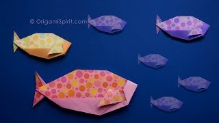 Оригами рыба. Как сложить оригами рыбу?