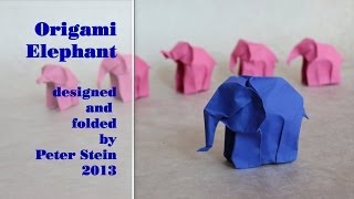 Оригами слон. Как сложить оригами слона?