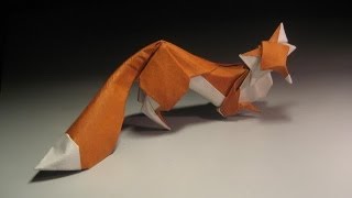 Оригами лиса. Как сделать оригами лису из бумаги?