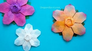 Оригами цветок. Как сложить оригами цветок?
