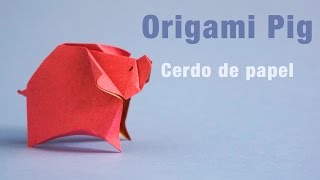 Оригами поросенок. Как сложить оригами поросенка?