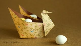 Оригами лебедь. Как сложить оригами лебедя?