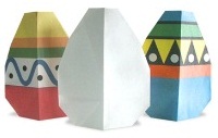 Оригами схема яйца