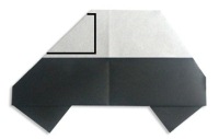 Оригами схема патрульной машинки