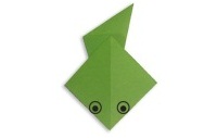 Оригами схема головастика