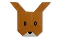 Оригами схема оленя Санты (еще вариант)