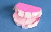 Оригами схема челюстей