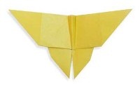 Оригами схема бабочки (вариант 1)