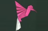 Оригами схема колибри