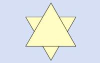 Оригами схема гексаграммы