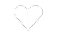 Оригами схема сердца (автор Молина)