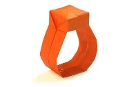Оригами схема кольца (вариант 2)