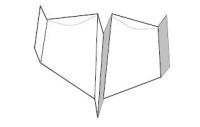 Оригами схема планера