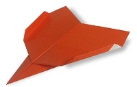 Оригами схема бумажного самолета 9