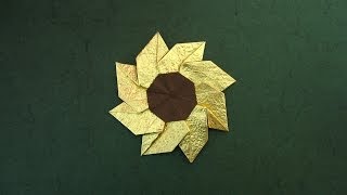 Оригами цветок - гайллярдия
