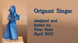 Оригами схема певицы от Peter Stein