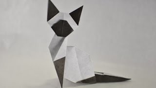 Оригами кот.