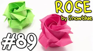 Оригами роза. Схема оригами розы.