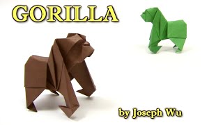 Оригами горилла. Как сложить оригами гориллу?