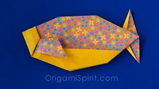 Оригами рыбка. Как сложить оригами рыбку?