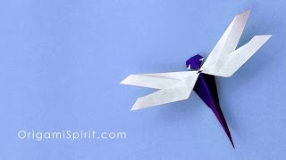 Оригами стрекоза. Как сложить оригами стрекозу?