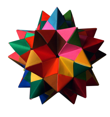 Модульное оригами: додекаэдр