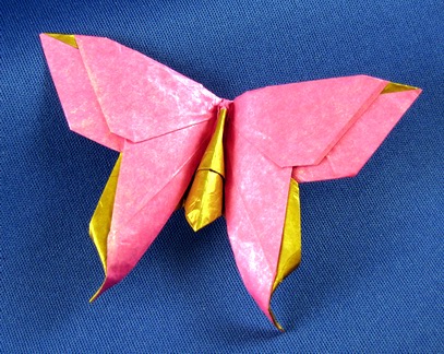Схема оригами бабочки