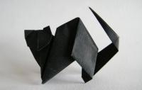 Схема кошки (оригами из денег)