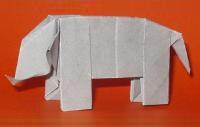 Оригами схема слона М. Брайта