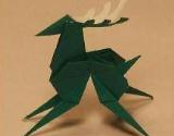 Схема оригами оленя