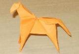 Схема оригами лошади из бумаги