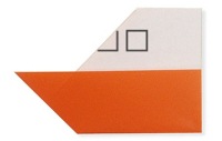Оригами схема лодки