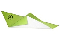 Оригами схема кузнечика