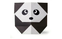 Оригами схема панды