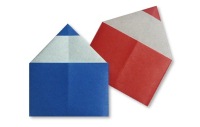 Оригами схема карандаша