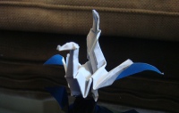Оригами схема дракона садящегося на воду