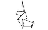Оригами схема единорога