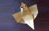 Оригами схема призрака