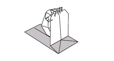 Оригами схема руки торчащей из могилы