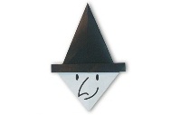 Оригами схема головы ведьмы
