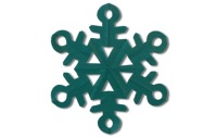 Оригами схема снежинки (вариант 1)