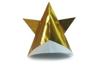 Оригами схема шапки-звезды