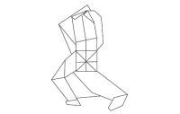 Оригами схема балетного танцора