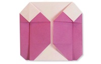 Оригами схема жилетки
