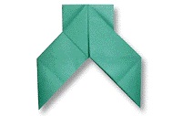 Оригами схема хакамы