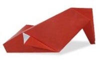 Оригами схема туфель
