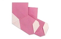 Оригами схема носков