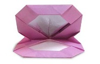 Оригами схема пудры