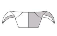 Оригами схема шапки шута